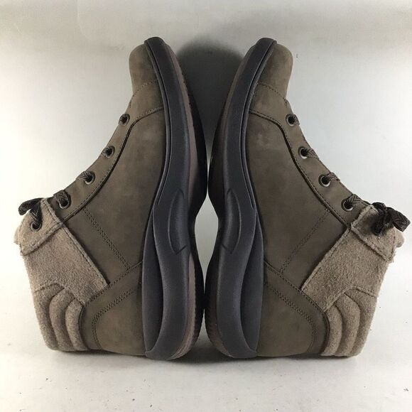 Aravon Rev Stridarc womens waterproof leather ankle boots brown size 6.5 B - Picture 7 of 8